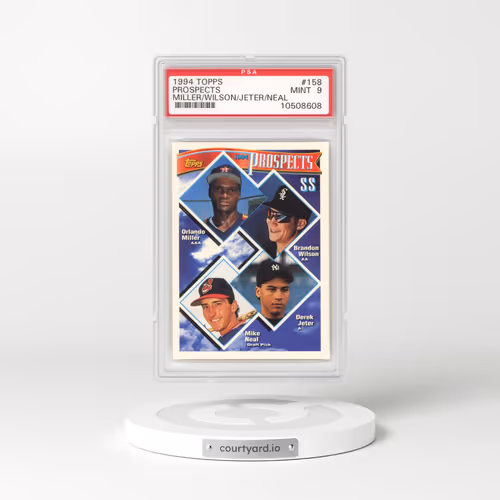 1994 Topps #158 SS Prospects - Miller/Wilson/Jeter/Neal (PSA 9 MINT)