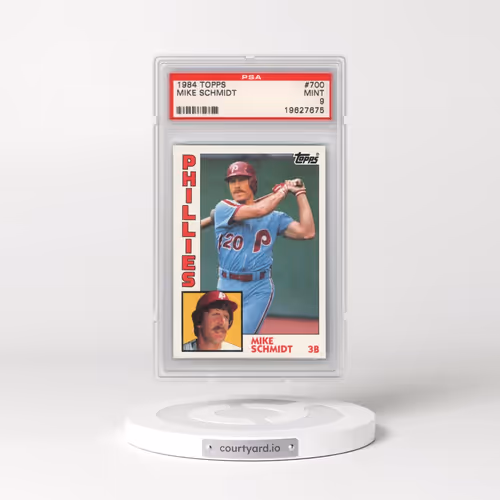 1984 Topps #700 Mike Schmidt (PSA 9 MINT)