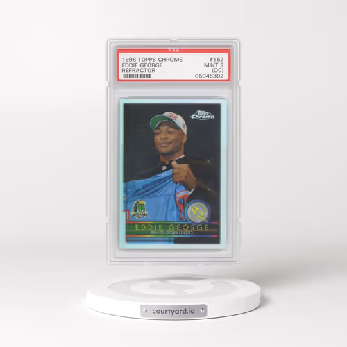 1996 Topps Chrome #162 Eddie George - Refractor (PSA 9 MINT)