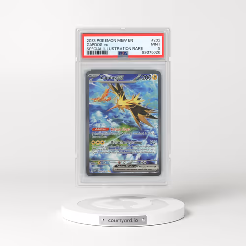 2023 Pokémon Mew EN-151 #202 Zapdos EX - Holo Special Illustration Rare (PSA 9 MINT)