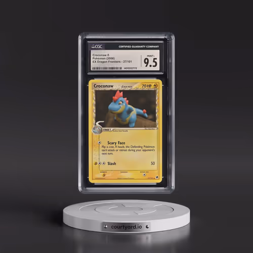 2006 EX Dragon Frontiers #27/101 Croconaw δ (CGC 9.5 MINT+)