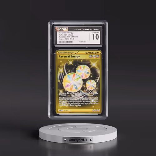 2023 Pokémon Par EN-Paradox Rift #266 Reversal Energy - Hyper Rare (CGC 10 GEM MINT)