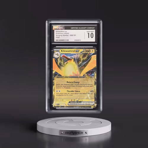 2024 Surging Sparks - SSP EN #068/191 Kilowattrel ex - Holo (CGC 10 GEM MINT)