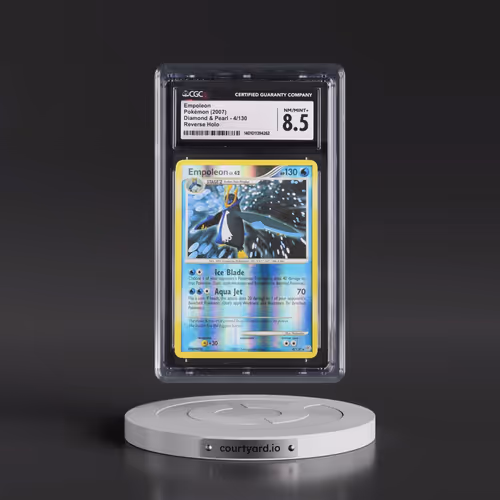 2007 Diamond & Pearl #4/130 Empoleon - Reverse Holo (CGC 8.5 NM-MT+)