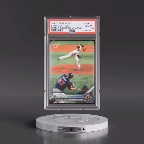 2023 Topps Now World Baseball Classic #WBC71 Shohei Ohtani (PSA 10 GEM MINT)