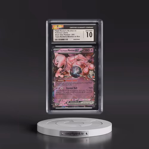 2025 Pokémon Svp EN-SV Black Star Promo #205 Team Rocket's Mewtwo EX - Holo Team Rocket's Mewtwo EX
