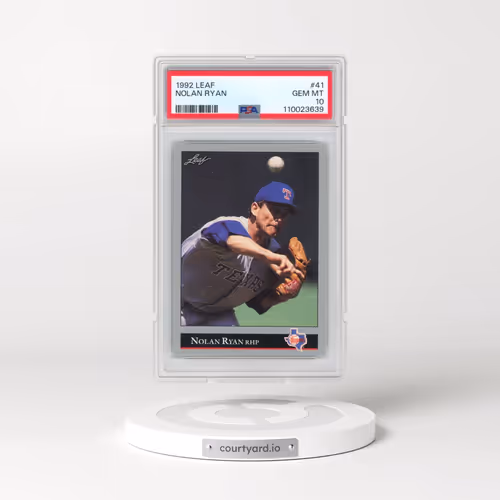 1992 Leaf #41 Nolan Ryan (PSA 10 GEM MINT)