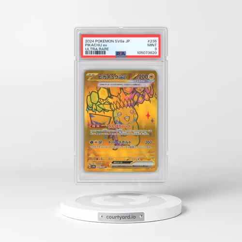 2024 Pokémon Sv8a-Terastal Fest EX #236 Pikachu EX - Holo Ultra Rare (PSA 9 MINT)