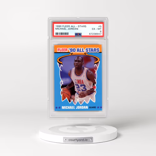 1990 Fleer All-Stars #5 Michael Jordan (PSA 6 EX-MT)
