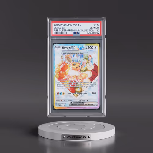 2025 Pokémon Svp EN-SV Black Star Promo #174 Eevee EX - Holo Prismatic Evolutions Super-Premium Coll