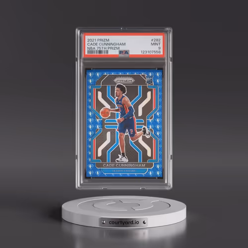 2021 Panini Prizm #282 Cade Cunningham - NBA 75th Prizm (PSA 9 MINT)