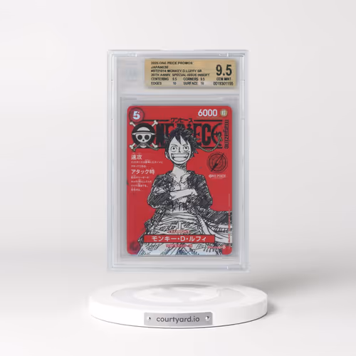 2025 One Piece Japanese Promos #014 Monkey D. Luffy - One Piece Magazine Vol.20 (BGS 9.5 GEM MINT)