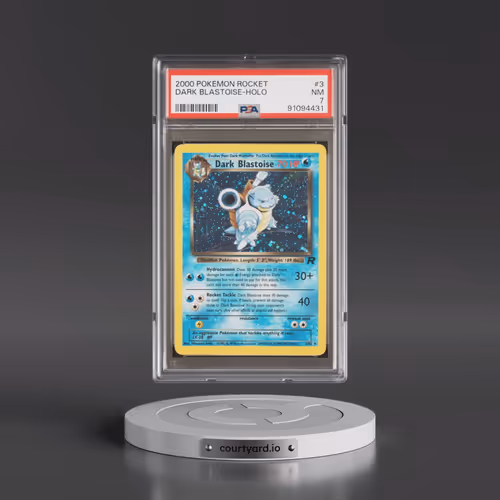 2000 Pokémon Rocket #3 Dark Blastoise - Holo (PSA 7 NM)