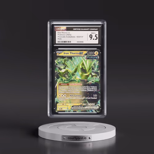 2025 Prismatic Evolutions - PRE EN #032/131 Iron Thorns ex - Holo (CGC 9.5 MINT+)