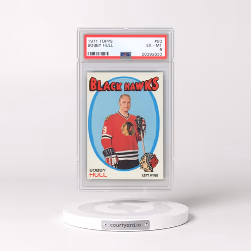 1971 Topps #50 Bobby Hull (PSA 6 EX-MT)