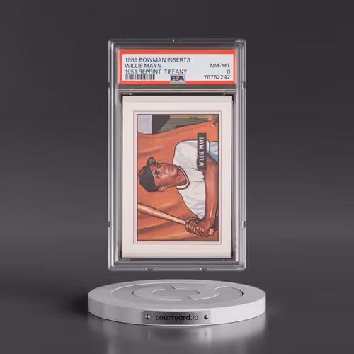 1989 Bowman Inserts Willie Mays - 1951 Reprint-Tiffany (PSA 8 NM-MT)