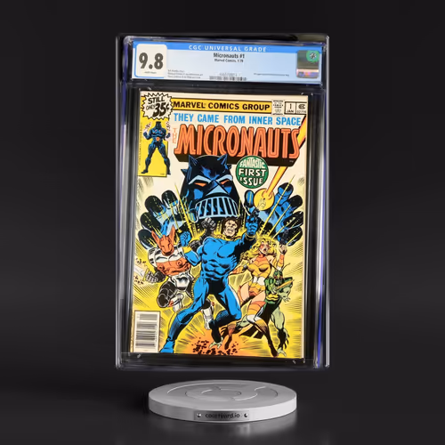 Micronauts #1 CGC 9.8 White Pages (Marvel Comics, 1/79)
