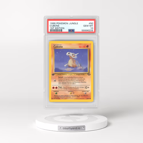 1999 Jungle #50 Cubone - 1st Edition (PSA 10 GEM MINT)