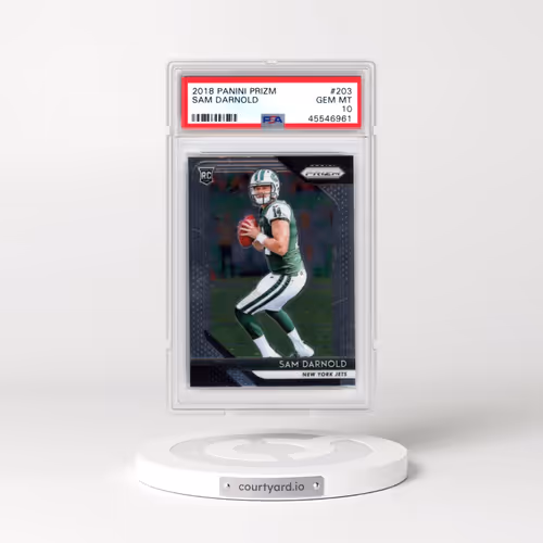 2018 Panini Prizm #203 Sam Darnold (PSA 10 GEM MINT)