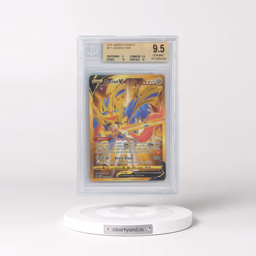 2020 Sword & Shield #211 Zacian V - Secret Rare Holo (BGS 9.5 GEM MINT)
