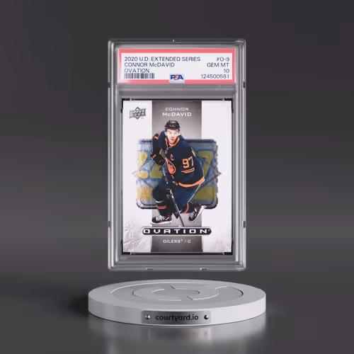 2020 Upper Deck Extended Series Ovation #O-9 Connor McDavid (PSA 10 GEM MINT)