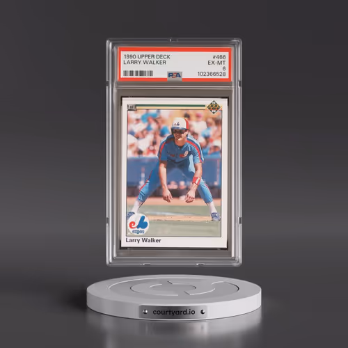 1990 Upper Deck #466 Larry Walker (PSA 6 EX-MT)