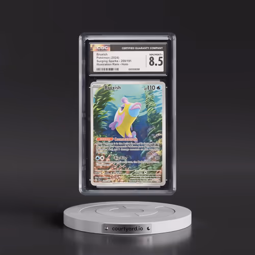 2024 Surging Sparks - SSP EN #200/191 Bruxish - Illustration Rare Holo (CGC 8.5 NM-MT+)