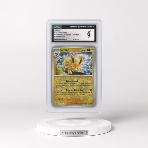 2025 Prismatic Evolutions - PRE EN #029/131 Jolteon - Reverse Holo (CGC 9 MINT)