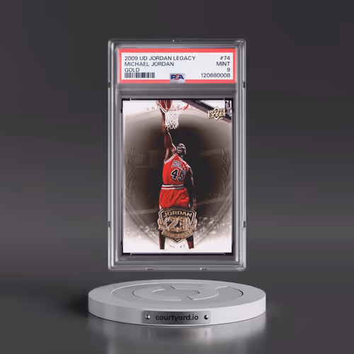 2009 Upper Deck Jordan Legacy Gold #74 Michael Jordan (PSA 9 MINT)