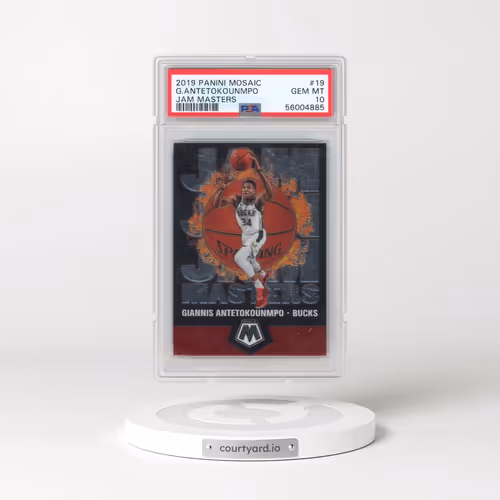 2019 Panini Mosaic Jam Masters #19 Giannis Antetokounmpo (PSA 10 GEM MINT)