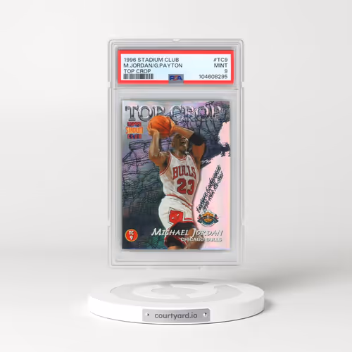 1996 Stadium Club Top Crop #TC9 Gary Payton/Michael Jordan (PSA 9 MINT)