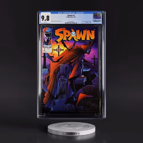 Spawn #2 CGC 9.8 White Pages (Image Comics, 6/92)