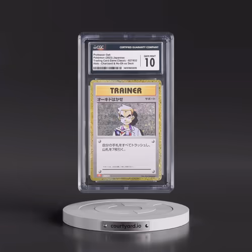 2023 Trading Card Game Classic - CLF, CLL, CLK #027/032 Professor Oak - Charizard & Ho-Oh ex Deck -