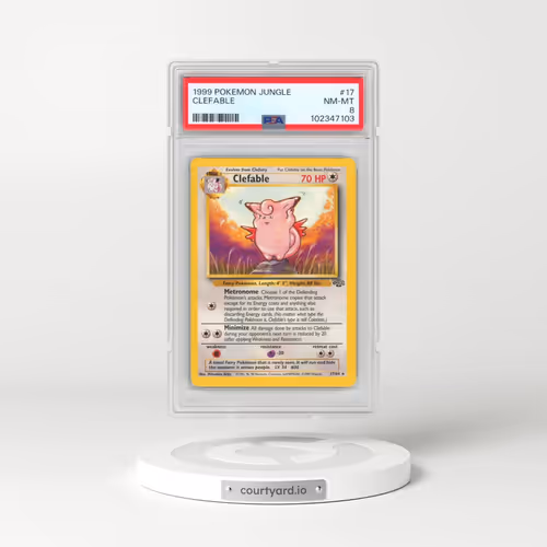 1999 Pokémon Jungle #17 Clefable (PSA 8 NM-MT)