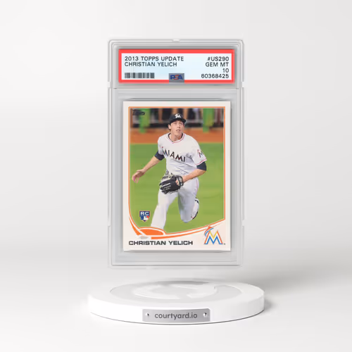 2013 Topps Update #US290 Christian Yelich (PSA 10 GEM MINT)