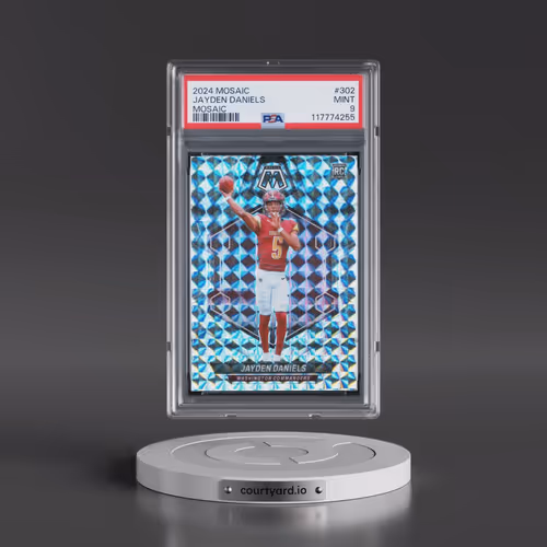 2024 Panini Mosaic #302 Jayden Daniels - Mosaic (PSA 9 MINT)