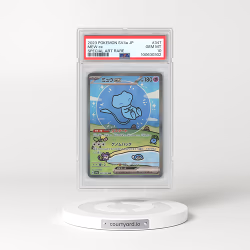 2023 Pokémon Sv4a-Shiny Treasure EX #347 Mew EX - Holo Special Art Rare (PSA 10 GEM MINT)