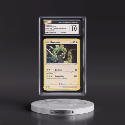2017 Black Star Promos - Sword & Shield #SWSH029 Rayquaza - (Cosmos Holo) (CGC 10 GEM MINT)