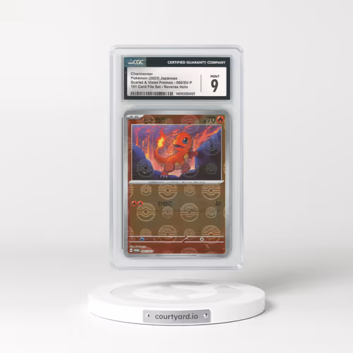 2022 Japanese Scarlet & Violet Promos #60 Charmander - Holo Poke Ball Reverse Holo (CGC 9 MINT)