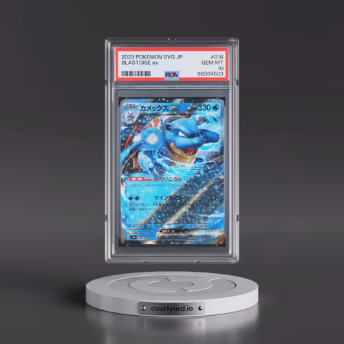 2023 Pokémon Svg-Venusaur & Charizard & Blastoise Special Deck Set EX #016 Blastoise EX - Holo (PSA