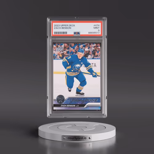 2023 Upper Deck #474 Zach Benson (PSA 9 MINT)