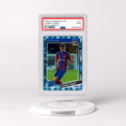 2023-24 Panini Donruss FIFA #177 Lamine Yamal - Optic-Argyle (PSA 9 MINT)