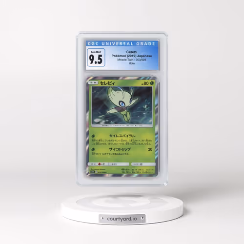 2019 Miracle Twin #003/094 Celebi - Holo (CGC 10 GEM MINT)