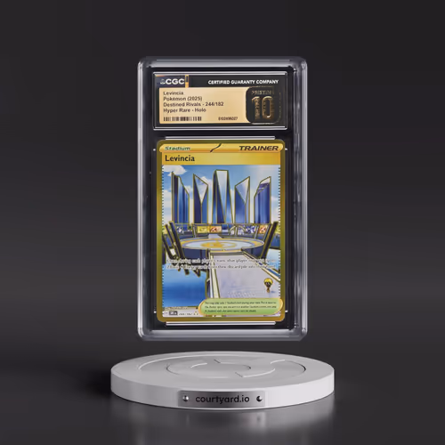 2025 Pokémon Dri EN-Destined Rivals #244 Levincia - Hyper Rare (CGC 10 PRISTINE)