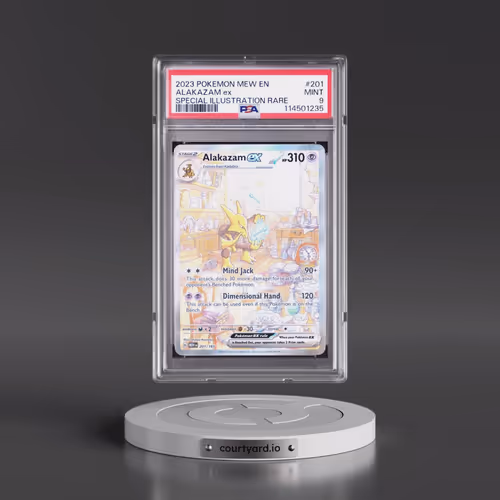 2023 Pokémon Mew EN-151 #201 Alakazam EX - Holo Special Illustration Rare (PSA 9 MINT)