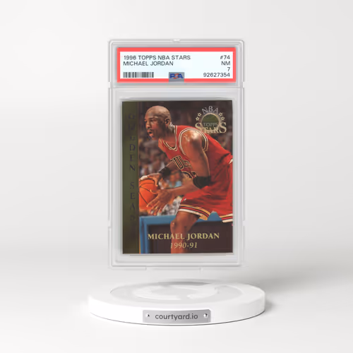1996 Topps NBA Stars #74 Michael Jordan (PSA 7 NM)