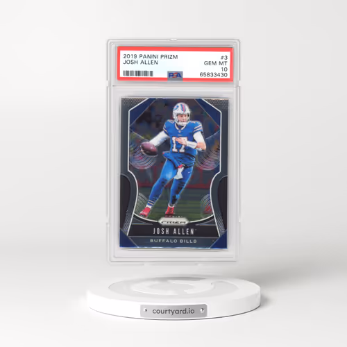 2019 Panini Prizm #3 Josh Allen (PSA 10 GEM MINT)