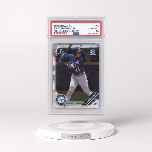 2019 Bowman Prospects Chrome #33 Julio Rodriguez (PSA 10 GEM MINT)