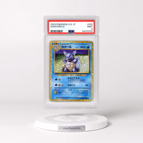 2023 Pokémon Clk-Trading Card Game Classic Blastoise & Suicune EX Deck #002 Wartortle (PSA 9 MINT)