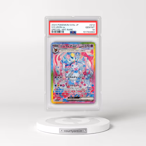 2024 Pokémon Sv8a-Terastal Fest EX #212 Sylveon EX - Holo Special Art Rare (PSA 10 GEM MINT)